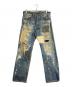 LEVI'S VINTAGE CLOTHING（リーバイス ビンテージ クロージング）の古着「ﾃﾞﾆﾑﾊﾟﾝﾂ/501XX HARD WORN&REPAIRED/ｺﾞｰﾏﾙｲﾁﾀﾞﾌﾞﾙｴｯｸｽﾊｰﾄﾞｳｫｰﾝｱﾝﾄﾞﾘﾍﾟｱｰﾄﾞ」｜インディゴ