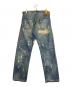 LEVI'S VINTAGE CLOTHING ﾃﾞﾆﾑﾊﾟﾝﾂ/501XX HARD WORN&REPAIRED/ｺﾞｰﾏﾙｲﾁﾀﾞﾌﾞﾙｴｯｸｽﾊｰﾄﾞｳｫｰﾝｱﾝﾄﾞﾘﾍﾟｱｰﾄﾞ インディゴ サイズ:SIZE 36（M）：65000円
