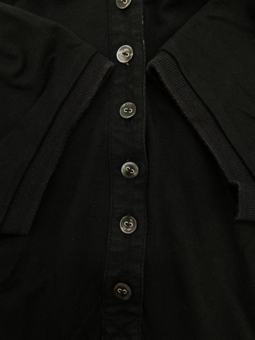 BURBERRY BLUE LABEL（バーバリー ブルー レーベル）BURBERRY BLUE LABEL (バーバリー ブルー レーベル) ポロシャツ ブラック サイズ:38の古着・服飾アイテム