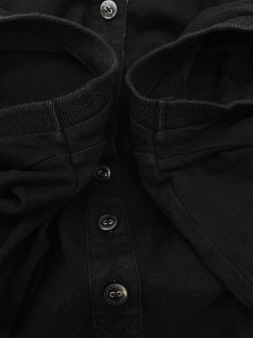 BURBERRY BLUE LABEL（バーバリー ブルー レーベル）BURBERRY BLUE LABEL (バーバリー ブルー レーベル) ポロシャツ ブラック サイズ:38の古着・服飾アイテム