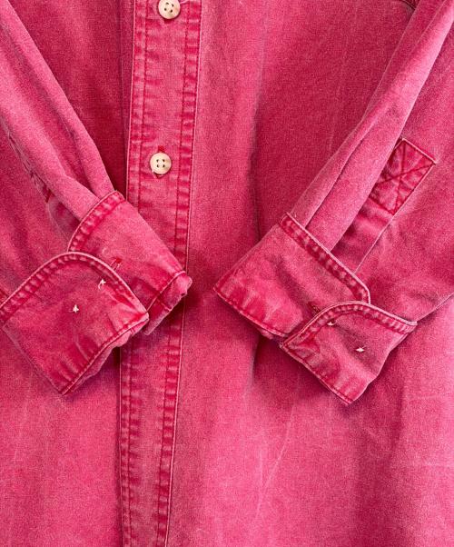 L.L.Bean（エルエルビーン）L.L.Bean (エルエルビーン) 長袖シャツ レッド サイズ:SIZE XLの古着・服飾アイテム