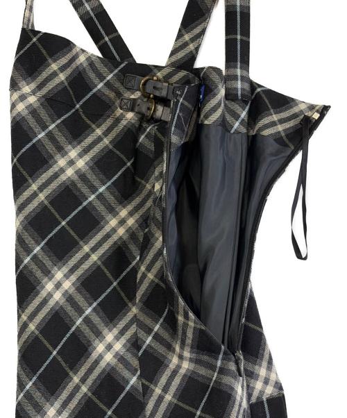 BURBERRY BLUE LABEL（バーバリー ブルー レーベル）BURBERRY BLUE LABEL (バーバリー ブルー レーベル) ノースリーブ・キャミソールワンピース ブラック サイズ:SIZE 38（M）の古着・服飾アイテム