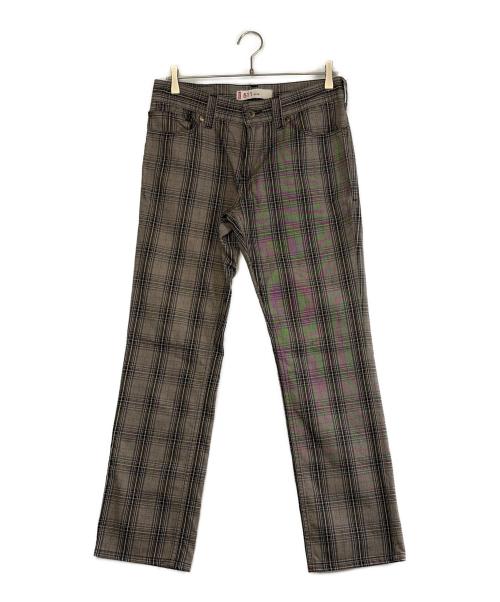 LEVI'S（リーバイス）LEVI'S (リーバイス) ストレッチパンツ グレー×ブラック サイズ:SIZE 32（M)の古着・服飾アイテム