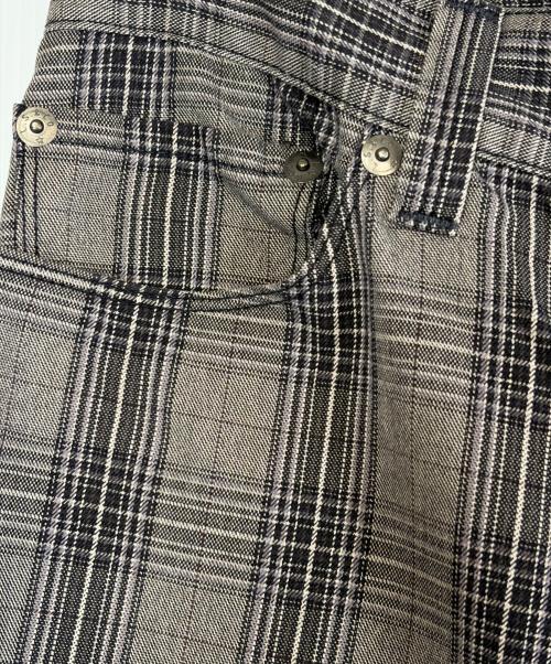 LEVI'S（リーバイス）LEVI'S (リーバイス) ストレッチパンツ グレー×ブラック サイズ:SIZE 32（M)の古着・服飾アイテム