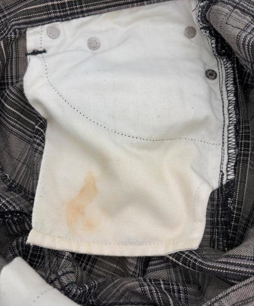 LEVI'S（リーバイス）LEVI'S (リーバイス) ストレッチパンツ グレー×ブラック サイズ:SIZE 32（M)の古着・服飾アイテム