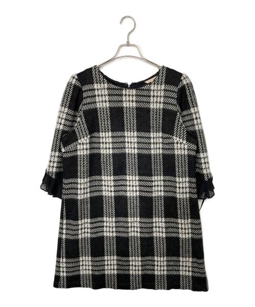 Rose Tiara（ローズティアラ）Rose Tiara (ローズティアラ) 長袖ワンピース ブラック サイズ:46の古着・服飾アイテム