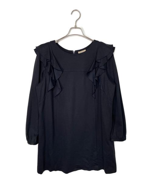 Rose Tiara（ローズティアラ）Rose Tiara (ローズティアラ) 長袖ワンピース ネイビー サイズ:SIZE 46（M）の古着・服飾アイテム