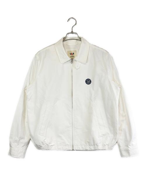 VAN（ヴァン）VAN (ヴァン) ブルゾン ホワイト サイズ:Lの古着・服飾アイテム