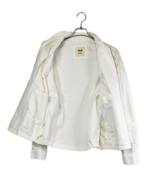 VAN（ヴァン）VAN (ヴァン) ブルゾン ホワイト サイズ:Lの古着・服飾アイテム