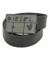 DIESEL（ディーゼル）の古着「レザーベルト」｜ブラック
