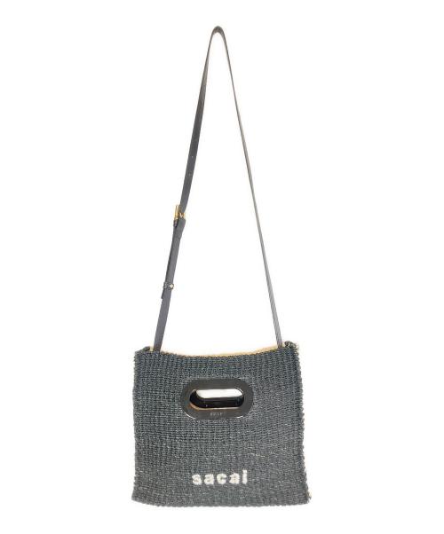 sacai（サカイ）sacai (サカイ) ショルダーバッグ ベージュ×ブラックの古着・服飾アイテム