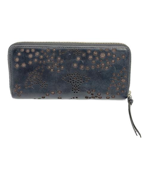 Vivienne Westwood（ヴィヴィアンウエストウッド）Vivienne Westwood (ヴィヴィアンウエストウッド) ラウンドファスナー長財布 ブラックの古着・服飾アイテム
