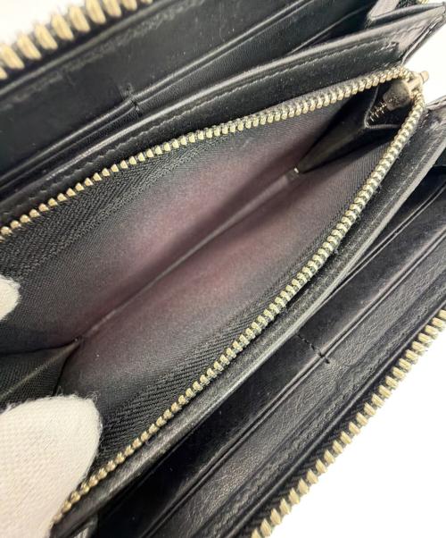 Vivienne Westwood（ヴィヴィアンウエストウッド）Vivienne Westwood (ヴィヴィアンウエストウッド) ラウンドファスナー長財布 ブラックの古着・服飾アイテム
