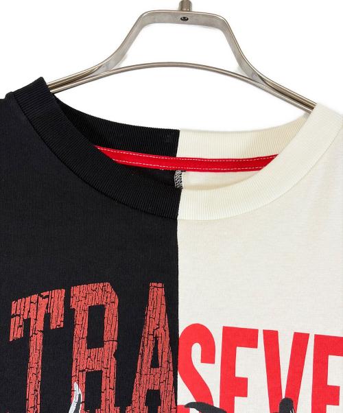 graniph（グラニフ）graniph (グラニフ) 半袖Tシャツ ホワイト×ブラック サイズ:SIZE Lの古着・服飾アイテム