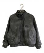 FREAK'S STORE×UMBROフリークスストア×アンブロ）の古着「ブルゾン／Leatherette Stand Collar Blouson／レザレット スタンドカラー ブルゾン」｜グレー