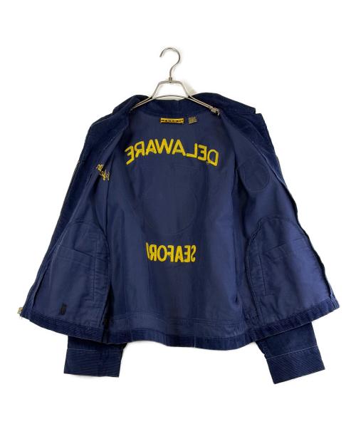 FFA（エフエフエー）FFA (エフエフエー) コーデュロイジャケット ネイビー×イエロー サイズ:SIZE 100-44の古着・服飾アイテム