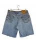 LEVI'S (リーバイス) 550デニムハーフパンツ スカイブルー サイズ:W36×L11：6000円