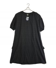 中古・古着通販】GUCCI (グッチ) 半袖ワンピース ブラック サイズ:SIZE