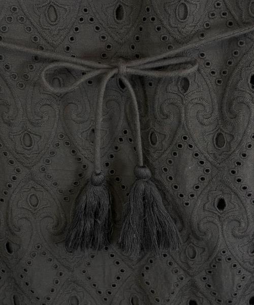 RANGOLI（ランゴーリ）RANGOLI (ランゴーリ) 半袖ワンピース ブラック サイズ:SIZE Free 未使用品の古着・服飾アイテム