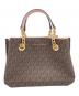 MICHAEL KORS（マイケルコース）の古着「2WAYバッグ」｜ブラウン×ピンク