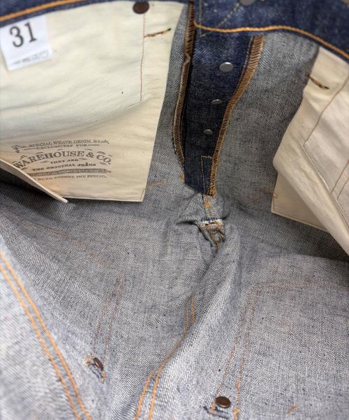 WAREHOUSE（ウエアハウス）WAREHOUSE (ウエアハウス) デニムパンツ ネイビー サイズ:SIZE L 未使用品の古着・服飾アイテム