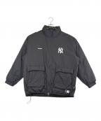 PERUSHU×MLBペルーシュ×エムエルビー）の古着「中綿ジャケット」｜ブラック