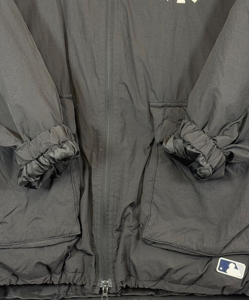 PERUSHU（ペルーシュ）Perushu (ペルーシュ) MLB (エムエルビー) 中綿ジャケット ブラック サイズ:SIZE Lの古着・服飾アイテム