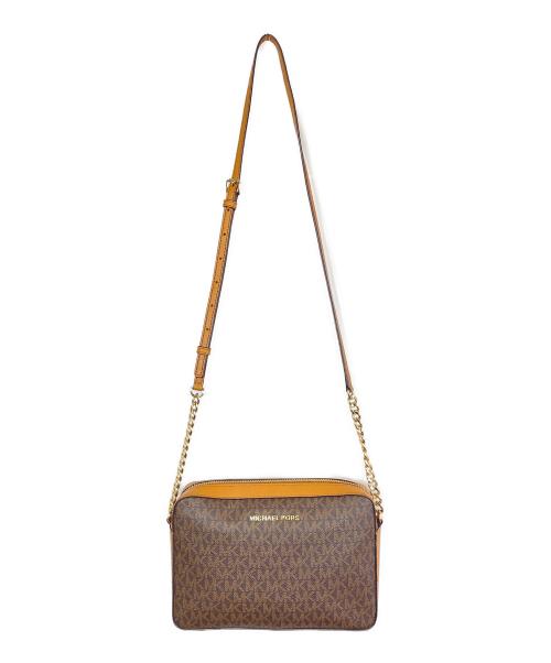 MICHAEL KORS（マイケルコース）MICHAEL KORS (マイケルコース) ショルダーバッグ ブラウンの古着・服飾アイテム