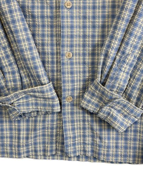 L.L.Bean（エルエルビーン）L.L.Bean (エルエルビーン) 長袖シャツ ブルー×ホワイト サイズ:SIZE Lの古着・服飾アイテム