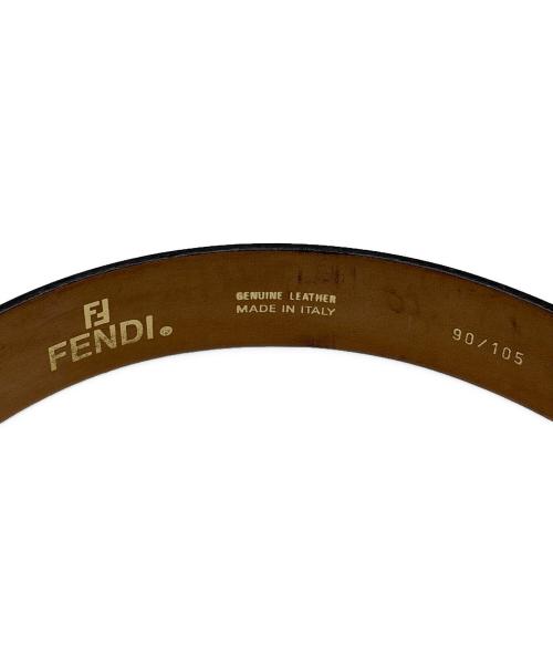FENDI（フェンディ）FENDI (フェンディ) レザーベルト ブラウンの古着・服飾アイテム
