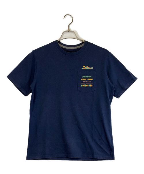 Patagonia（パタゴニア）Patagonia (パタゴニア) 半袖カットソー ネイビー サイズ:SIZE XSの古着・服飾アイテム