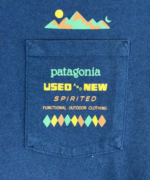 Patagonia（パタゴニア）Patagonia (パタゴニア) 半袖カットソー ネイビー サイズ:SIZE XSの古着・服飾アイテム