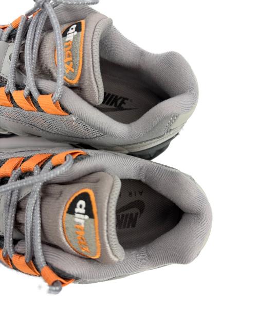 NIKE（ナイキ）NIKE (ナイキ) AIR MAX 95 BIGBUBBLE/エア マックス 95 ビッグバブル グレー×オレンジ サイズ:SIZE 26.5cmの古着・服飾アイテム