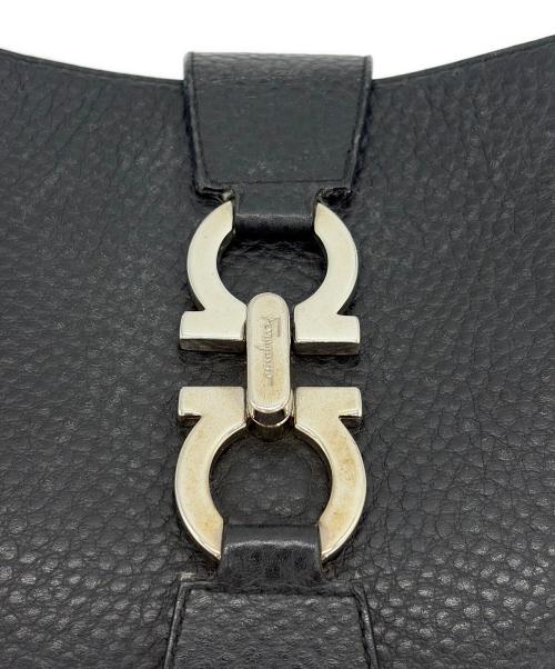 Salvatore Ferragamo（サルヴァトーレ フェラガモ）Salvatore Ferragamo (サルヴァトーレ フェラガモ) ホーボー バッグ ブラックの古着・服飾アイテム
