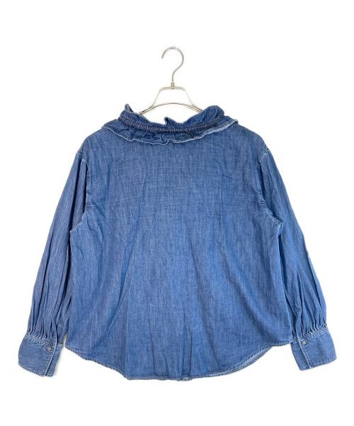 Rie miller（リエ ミラー）Rie miller (リエ ミラー) 長袖ブラウス インディゴ サイズ:SIZE Free 未使用品の古着・服飾アイテム