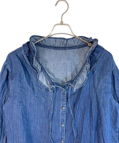 Rie miller（リエ ミラー）Rie miller (リエ ミラー) 長袖ブラウス インディゴ サイズ:SIZE Free 未使用品の古着・服飾アイテム