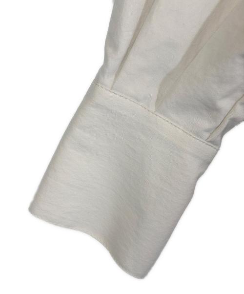 Adam et Rope（アダム エ ロペ）Adam et Rope (アダム エ ロペ) バックオープンバンドカラーワンピース ホワイト サイズ:SIZE Freeの古着・服飾アイテム