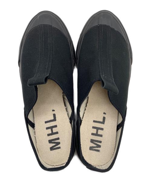 MHL（マーガレットハウエル）MHL (エムエイチエル) スリッポン ブラック サイズ:24.0の古着・服飾アイテム