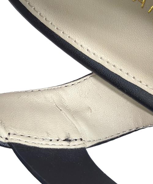COLE HAAN（コールハーン）COLE HAAN (コールハーン) クロスストラップサンダル ブラック サイズ:7B(23.5cm）の古着・服飾アイテム