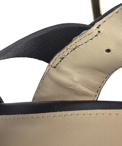 COLE HAAN（コールハーン）COLE HAAN (コールハーン) クロスストラップサンダル ブラック サイズ:7B(23.5cm）の古着・服飾アイテム