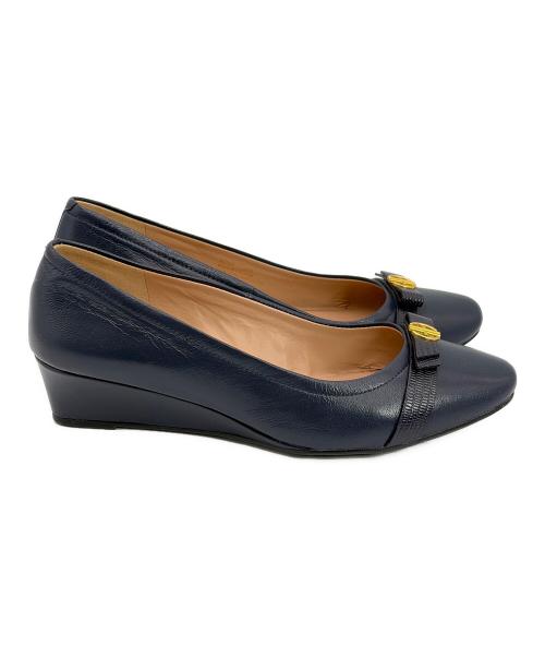 COLE HAAN（コールハーン）COLE HAAN (コールハーン) パンプス ネイビー サイズ:6 1/2B(23.5cm）の古着・服飾アイテム