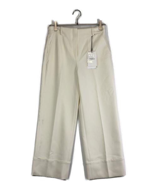 theory（セオリー）theory (セオリー) ワイドカフパンツ ホワイト サイズ:SIZE 2（M) 未使用品の古着・服飾アイテム