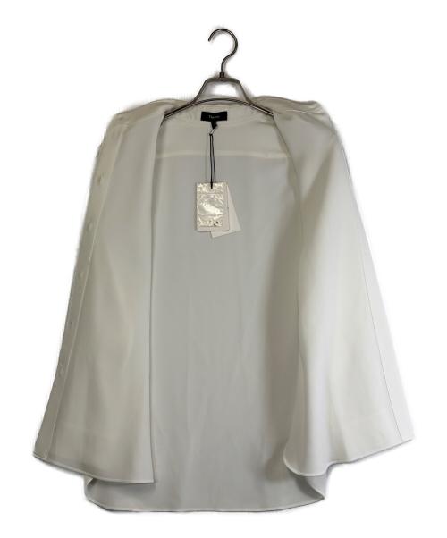 theory（セオリー）theory (セオリー) 長袖シャツ ホワイト サイズ:SIZE S 未使用品の古着・服飾アイテム