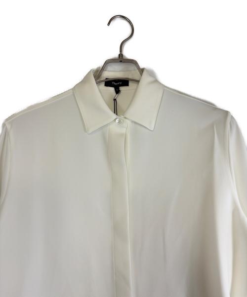 theory（セオリー）theory (セオリー) 長袖シャツ ホワイト サイズ:SIZE S 未使用品の古着・服飾アイテム