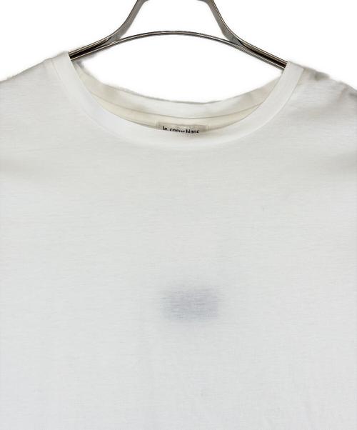 le.coeur blanc（ルクールブラン）le.coeur blanc (ルクールブラン) 半袖ブラウス ホワイト サイズ:SIZE 38（M) 未使用品の古着・服飾アイテム