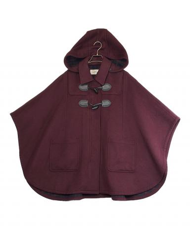 中古・古着通販】COACH (コーチ) ポンチョ ワインレッド サイズ:ML