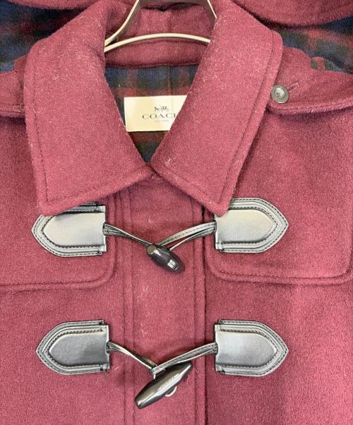COACH（コーチ）COACH (コーチ) ポンチョ ワインレッド サイズ:MLサイズの古着・服飾アイテム