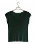 PLIATS PLIASI (プリーツ プリーズ) ノースリーブカットソー グリーン サイズ:SIZE S：8000円