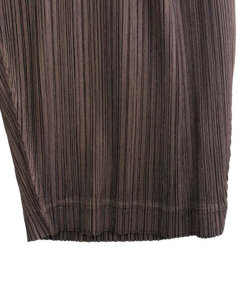 PLEATS PLEASE（プリーツプリーズ）PLEATS PLEASE (プリーツプリーズ) プリーツパンツ ブラウン サイズ:SIZE Mの古着・服飾アイテム