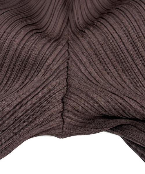 PLEATS PLEASE（プリーツプリーズ）PLEATS PLEASE (プリーツプリーズ) プリーツパンツ ブラウン サイズ:SIZE Mの古着・服飾アイテム